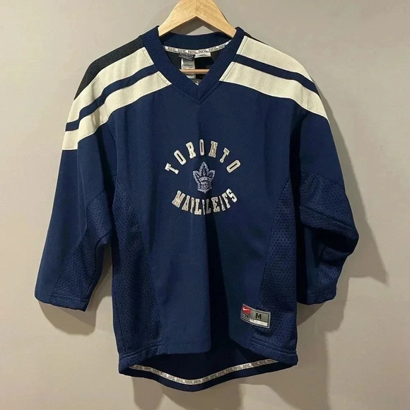 Vtg  Nike Toronto Maple Leafs NHL Hockey Jersey - Youth Medium - Picture 1 of 9